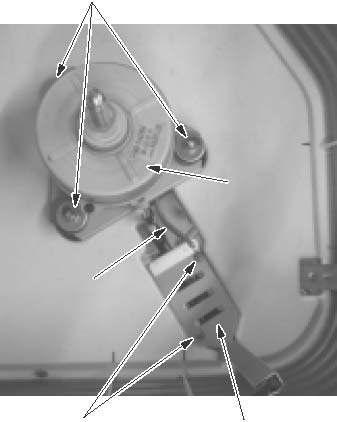 No. Part name Procedure Remarks 10 Fan motor 1. Detachment 1) Perform work of procedure 9. Fixing nut for fan motor 2) Take off screws fixed with lead holding bracket of the fan motor. (Ø4 10, 2 pcs.