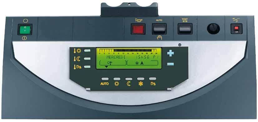 DEMATC CONTROL PANEL The DEMATC control panel is a very advanced control panel, which includes electronic programmable regulation to modulate the boiler temperature by activating the 1-stage burner