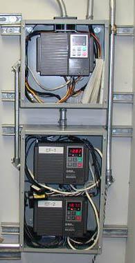 Variable Frequency Drives (VFDs) Essentially electronic motor starters that replace magnetic starters Add