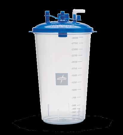 Shatter-resistant and fully disposable SUCTION CANISTERS AND LINERS Accurate graduation markings Rigid Canisters OR212 1200cc Rigid Canister 40/cs OR220 2000cc Rigid Canister 40/cs OR230 3000cc