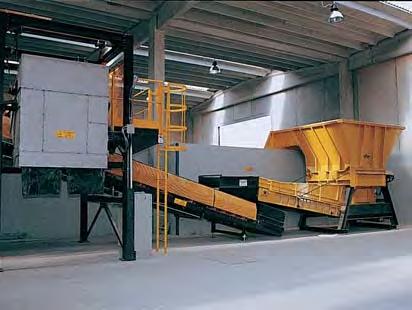 Both this shredder and the baler were supplied by third parties, while their installation in the plant was coordinated by Ecomaster.