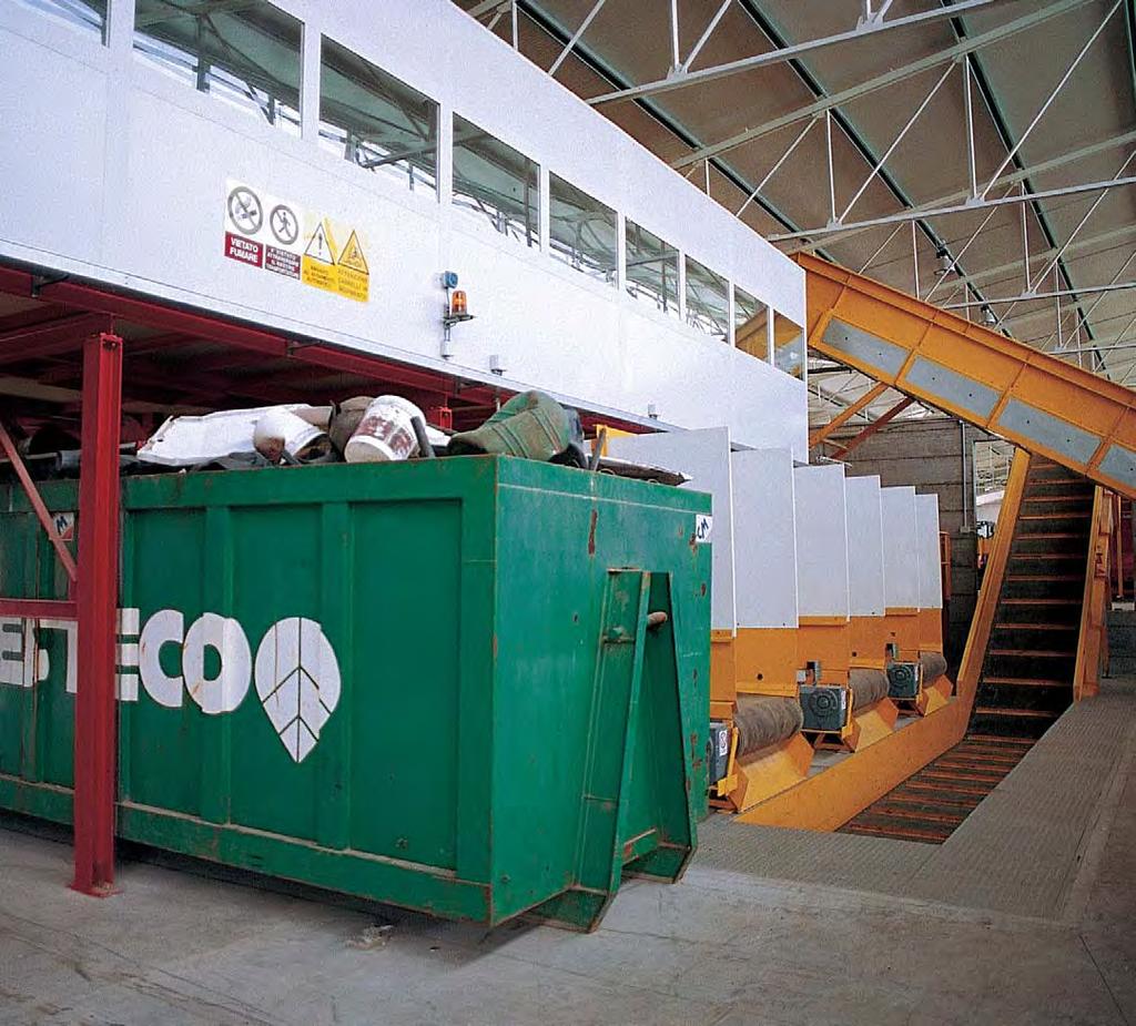 Advanced Technology from A-Z: 05 SEDEGLIANO (UD) ITALY Client Operator System description Plant capacity 1996 GESTECO SpA CARTIERA ROMANELLO SpA Sorting and baling Commercial, industrial waste and