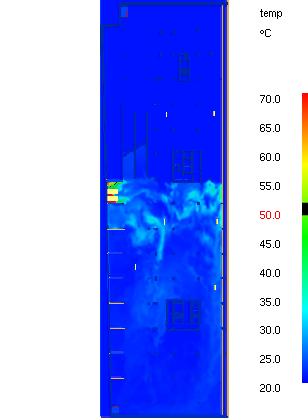 13.5 Results of the simulation A5 performed for the system operating in the fire ventilation mode - Unsprinklered, with compartmentation A detailed description of the fire ventilation system
