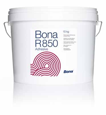 Bona R845 - Adhesive Bona R845 is a one component silane-based adhesive for engineered wooden floors, reducing