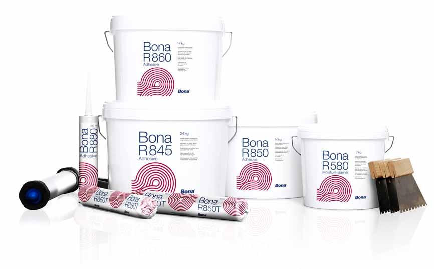 Bona Silane-based Adhesives Bona silane-based adhesives for wooden floors offer you a smooth and efficient process to secure wooden floors.