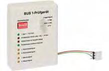 Expander modules BUS-1 Accessories 010138 ""G1 BUS-1 tester 180,00 The BUS-1 tester can be used from any point in the BUS to check each address on the line for its transmission status and signal