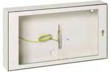 Housing Wall mounting housing 050057 19 additional housing CH 6 1.040,00 &!Zl 1 21U, lockable door with Plexiglas window and integrated cover contact.