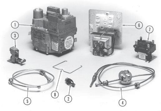 GAS EGH 85 & 95 Standing Pilot Series 4 Obsolete see Thermocouple to Thermopile Conversion Kit Fig.