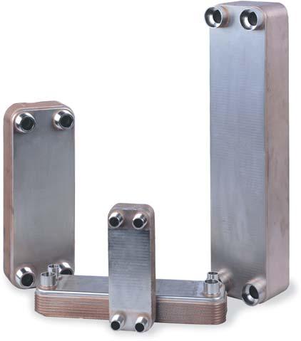 Materials and Capacities Materials of Construction Thermal Plates..... 316 Stainless Steel Cover Plates...... 316 Stainless Steel Connections...... 316 Stainless Steel Braze Material.............. Copper Optional.