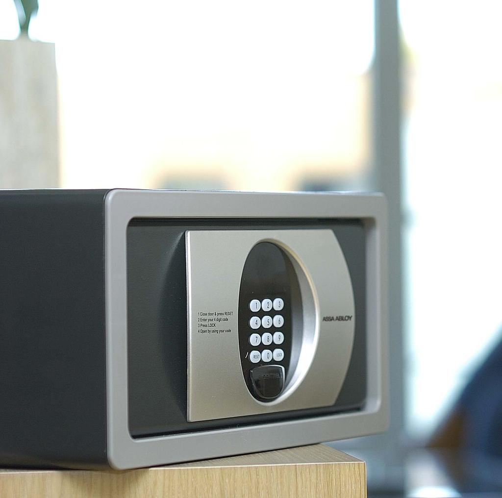 Electronic Safes Elsafe Sentinel II Elsafe goes beyond the ordinary with its new Sentinel II hotel in-room safe series.