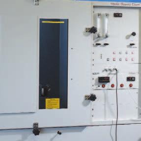 914 (L) x 610 (D) Services Power Supply Extraction system Gas supply Water (ISO 5659 only) 110/230 VAC - 50/60