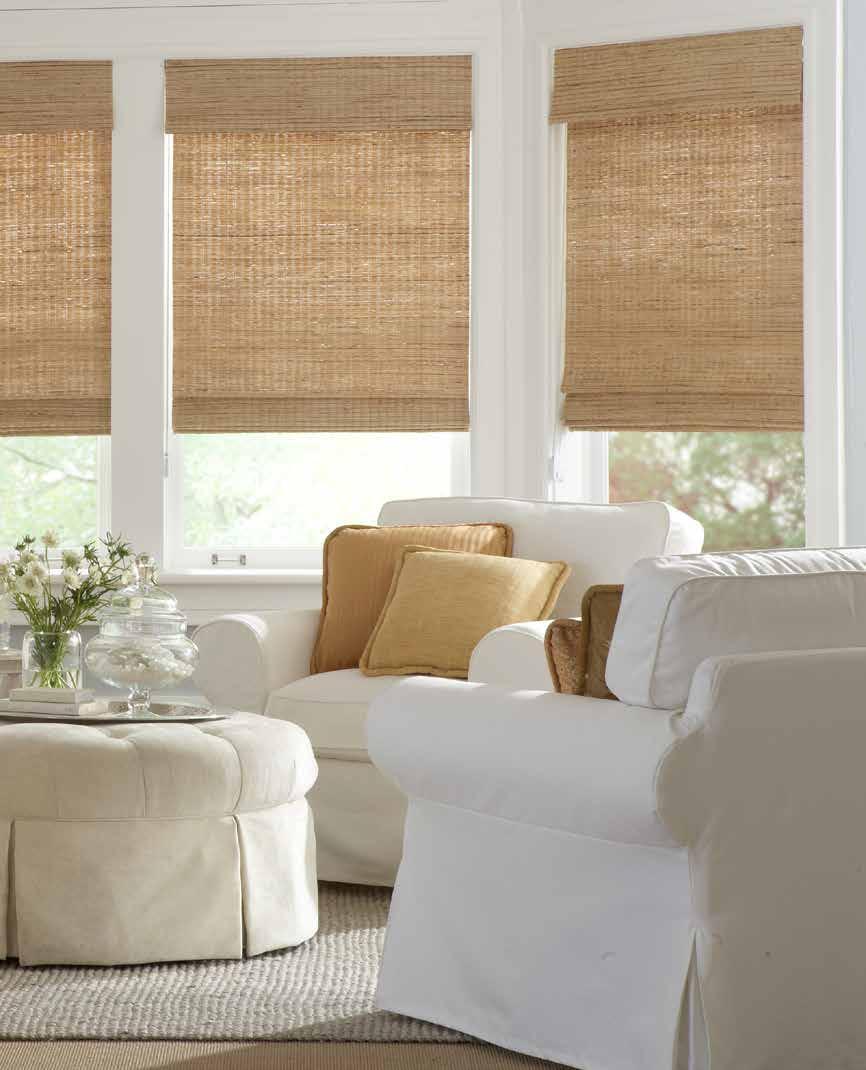 Natural Woven Shades Product Information INDEX Natural Woven Shades Page D52 Cordless ONE