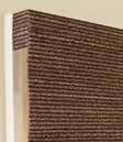 Natural Woven Shade Specifications and Options 6 Classic Valance The 6 Classic Valance is attached to the front of Horizons Natural Woven Shades and hides the hardware.