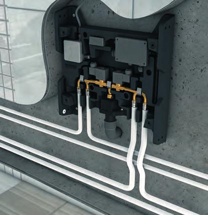 Uponor Smatrix Aqua PLUS is the smart hygiene flushing system of Uponor The Data Hub is installed centrally in the building and permanently receives data from the flushing stations and temperature