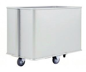 Stainless steel trolleys are an ergonomic tool that facilitates the handling of the laundry and helps to