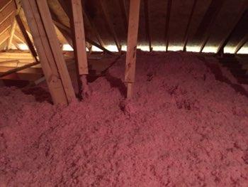 Depth: Average approximate depth of insulation is 13 inches.