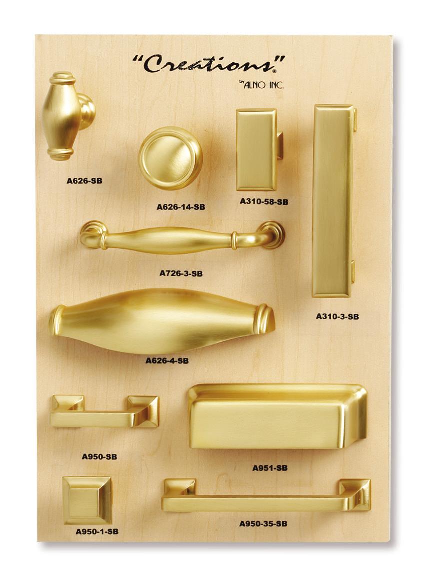 All other cabinet hardware collections and bath accessories by Alno, Inc.