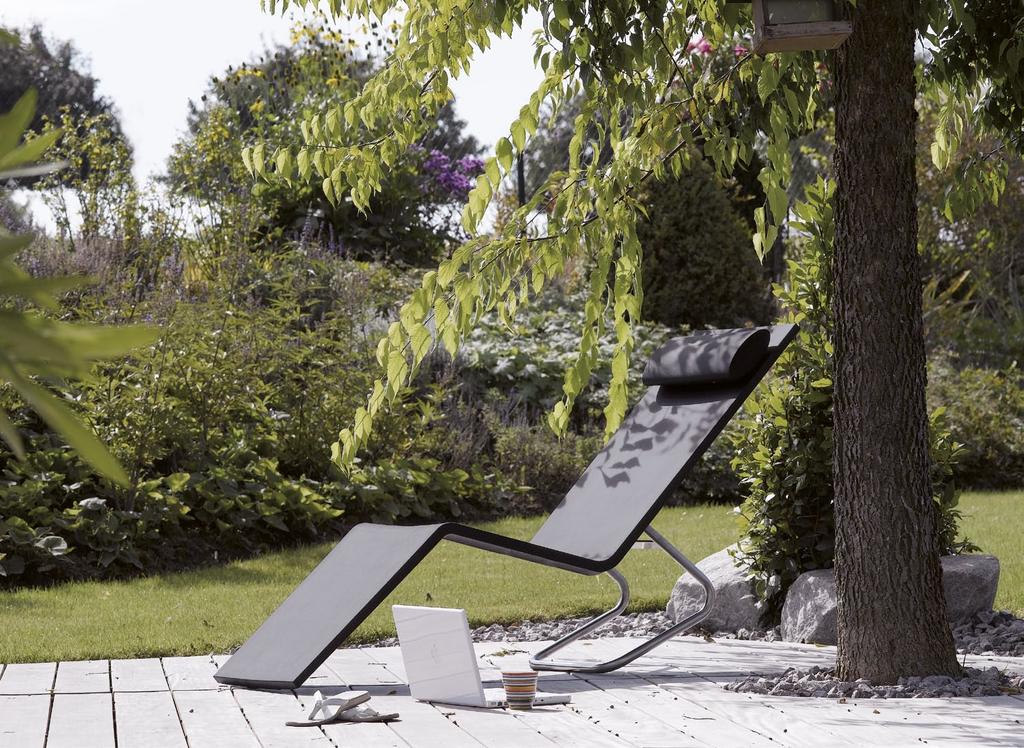 The MVS Chaise is perfect for a rest or quick nap.