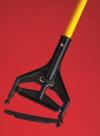 7. #94 STIRRUP QUICK-CHANGE High-impact plastic head features a convenient thumbwheel adjustment. Heavy-duty construction provides long life. Wide head accommodates any size mop.