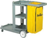 Also ideal for laundering other items. Wilen A80803 24" x 36" White 12 10.00 lbs. 1.290 Janitorial Carts COMPACT CLEANING CART This cart is both space efficient and versatile enough for nearly any job.