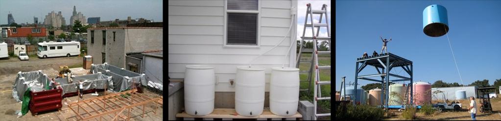 sustainability: rainwater collection Collecting and storing