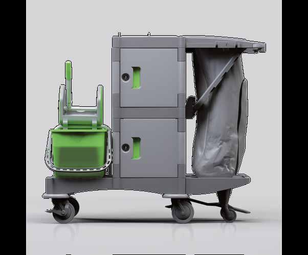 CLEANING TROLLEYS RANGE MODULARITY SOLUTIONS FOR ALL NEEDS Brix