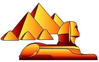 Pyramids of Giza and the Great Sphinx Fact Cards A Sphinx is a