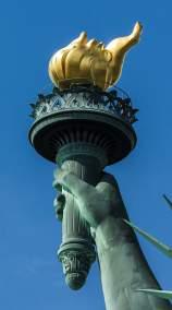 surrounding it. The total weight of the Statue of Liberty is 225 tons.