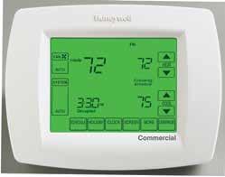 AWARE Commercial VisionPRO 8000 Programmable Touchscreen Thermostat Touchscreen user interface The sleek design, menu-driven programming and large touchscreen display are all here Saves energy