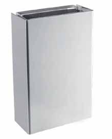 Slim Line Warm Air Dryer available in brushed stainless steel. Automatic start/stop with easy to wipe down lacquer coating. Suitable for demanding environments.