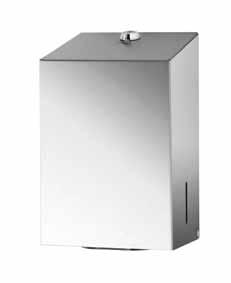Manufactured in the UK. Key locking mechanism, with slam lock. High grade brushed stainless steel.  Manufactured in the UK. Key locking mechanism, with slam lock. Robust Large Stainless Steel Toilet Tissue Dispenser designed for easy filling.