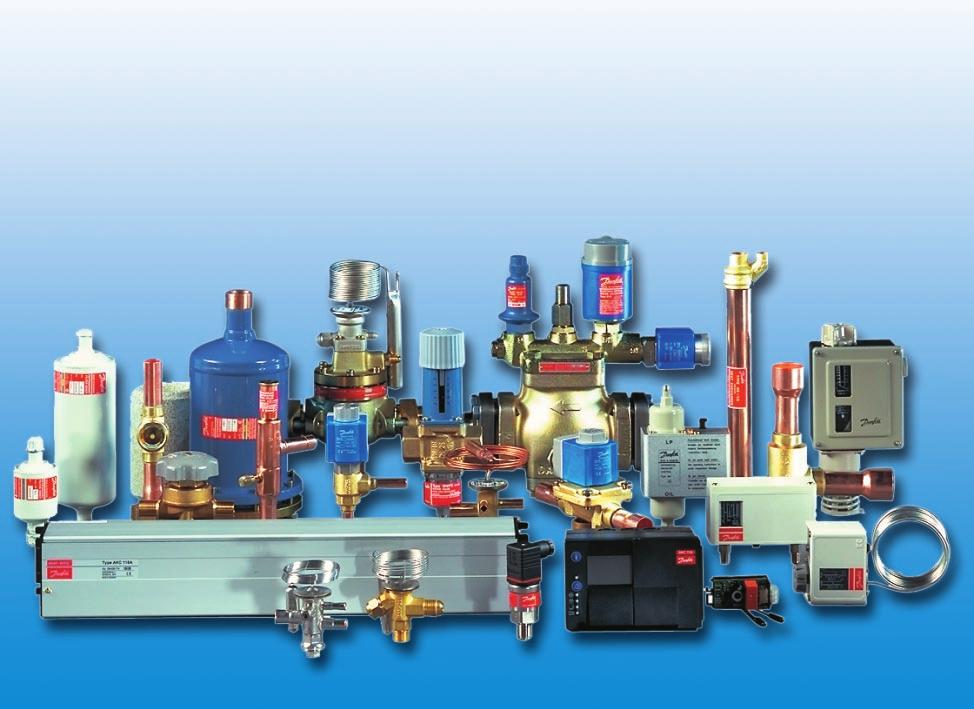 The Danfoss product programme for the refrigeration industry contains: Compressors for Refrigeration and Air Conditioning A wide range of hermetic reciprocating compressors and scroll compressors as