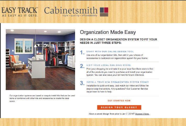 Design Your Closet Online http://cabinetsmith.