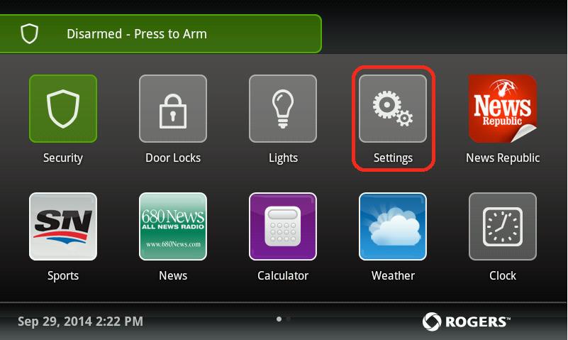 2 Pairing the Door/Window Sensor with your Touchpad 1.