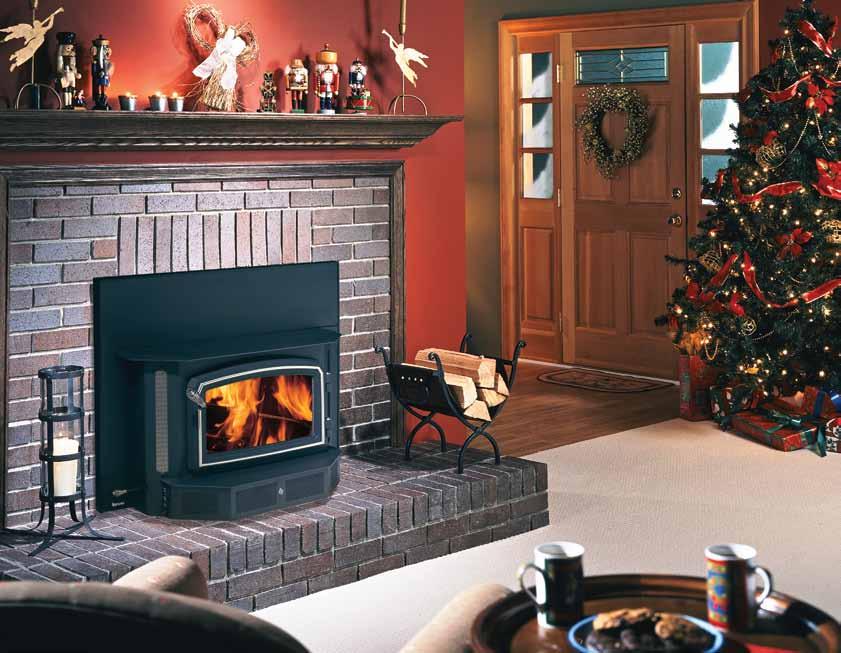 By adding a Regency Classic Fireplace Insert, you will keep the heat in your home. Regency Inserts are ready to install and fit easily into your existing fireplace.