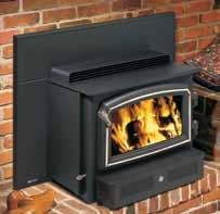 9% Maximum Log Size 18" 18" Burn Time (Typical)* up to 8 hrs. up to 8 hrs Emissions (grams/hr) 3.0g 3.5g Firebox Size 1.4 cu. ft.