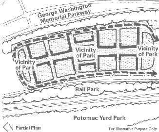 3 Development Guidelines Parcel Development Standards Parcel A The Neighborhood Parcel A, approximately 33 acres, is located north of the existing Slaters Village and is known as Potomac Greens.