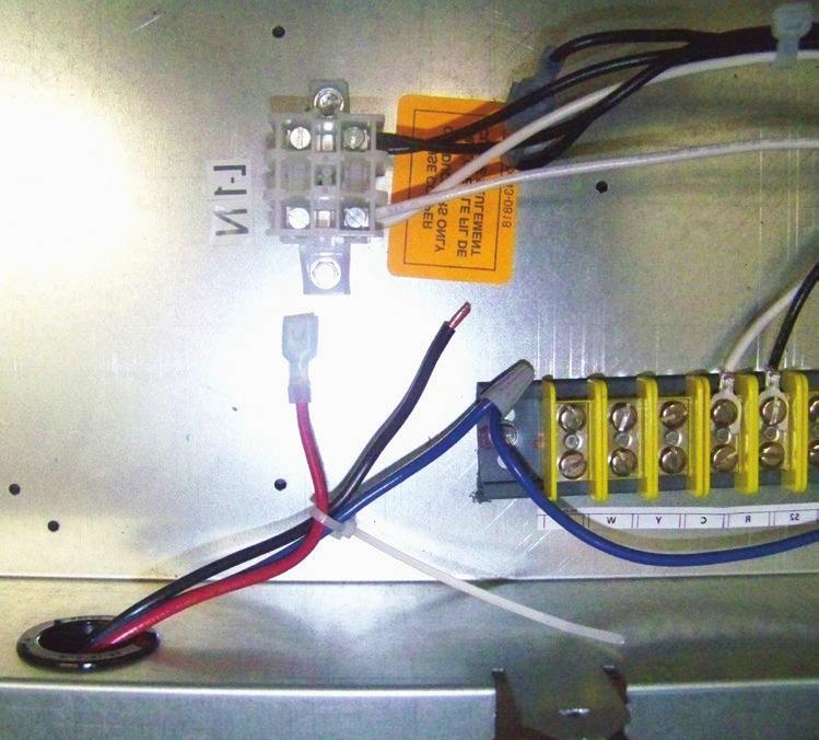 INSTRUCTIONS FOR REMOTE THERMOSTAT OR REMOTE 3 SPEED SWITCH (Step 3) Wire nut remote thermostat or remote speed switch to motor.