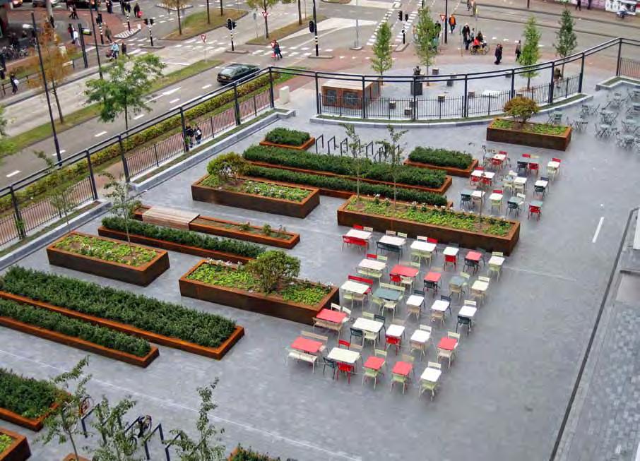 Mathilde Square Morden Style Square and Street Landscape Design: Buro Lubbers Location: Netherlands Area : 5500 m 2 Photography: Buro Lubbers To escape the frenetic activity of downtown Eindhoven,