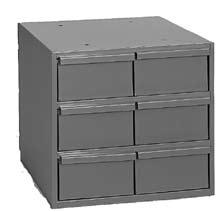 Drawers have two runners for smooth easy travel and are prevented from being accidentally pulled out of the cabinet by a positive stop.