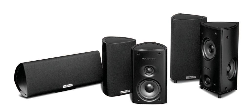 6 RM SERIES LOUDSPEAKERS 5-PACK SYSTEM CONFIGURATIONS RM Series 5-packs offer you several configuration options for designing your own home theater system.