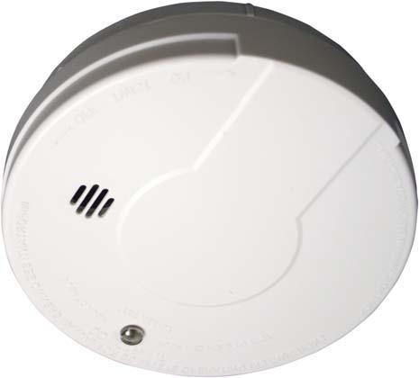 Battery Powered Smoke Alarm Part Number 44037402 Model i9050 Test Button Verifies battery and alarm operation Flashing Red LED Indicates alarm is receiving power The Kidde i9050 is a full size,