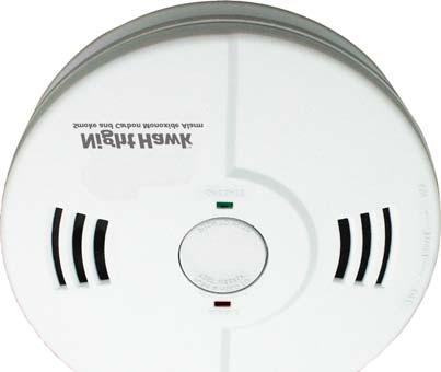 Model KN-COSM-XTR-B Combined Carbon Monoxide and Smoke Alarm A single unit can be installed where previously, two were needed. Reduces installation time and helps to keep home décor attractive.