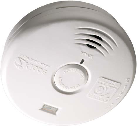Worry-Free Hallway Smoke Alarm Sealed Lithium Battery Power with Safety Light Part Number 21010069 Safety Light Illuminates when alarm sounds to help guide your way to safety.