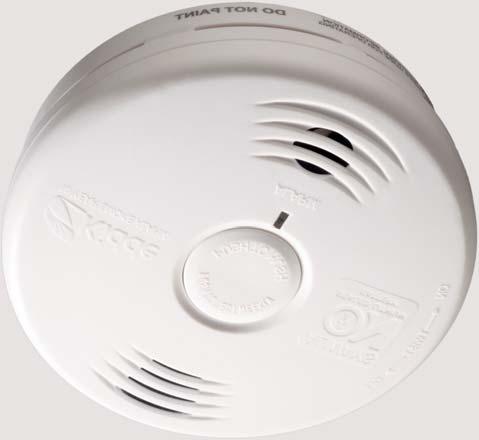 Worry-Free Bedroom Smoke Alarm Sealed Lithium Battery Power with Voice Alarm Part Number 21010067 Test/Hush Button A single button that tests alarm circuitry and temporarily silences nuisance alarms.