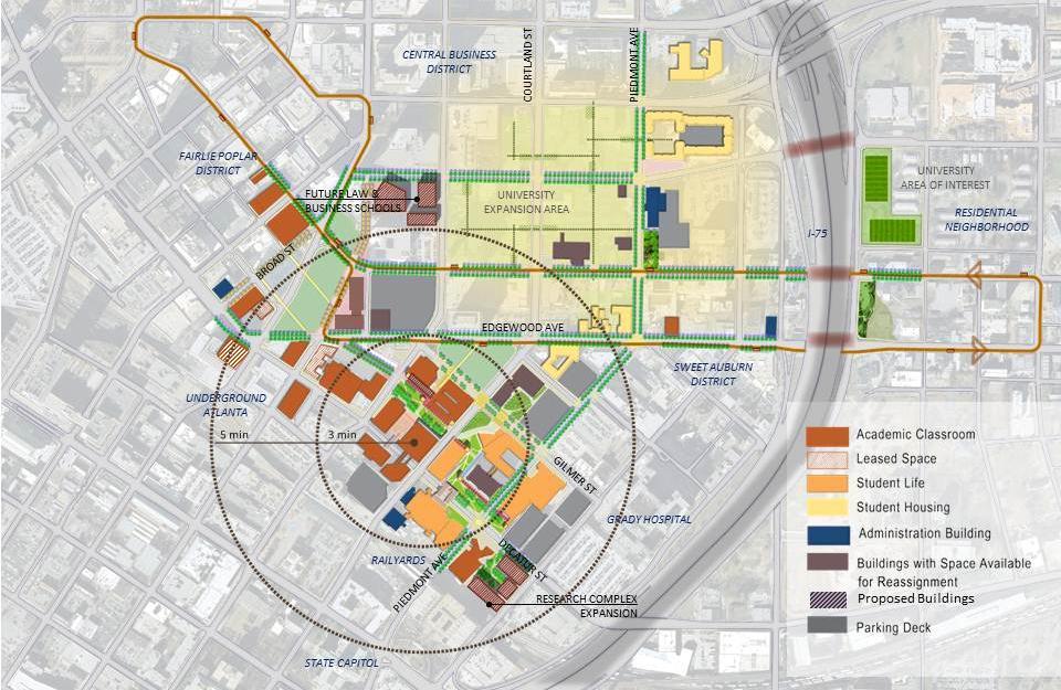 Page 5 2012 Master Plan Update Framework The Campus Core District At present the Campus Core District is the academic/student life focus of the campus.