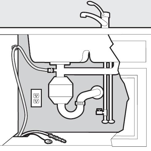 FIG 29 shows a typical water connection Drain Line Fill Line connection Disconnect the water fill line from the house supply water shut off valve. Make sure the water shut off valve is not leaking.