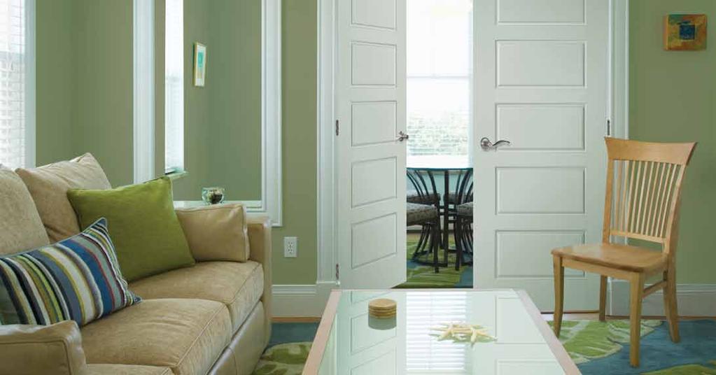 These beautifully engineered doors are available in a smooth or textured finish with matching bi-folds to suit any décor.