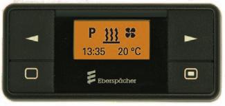 eberspaecher.com. Basic button functions button to switch on the heater and to confirm actions. button to switch off the heater, to exit menu items and to end actions.