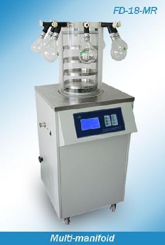 FD-18 Series Vertical Freeze Dryer Description: FD-18 Freezing Dryer is applicable for freeze-drying test of laboratory samples and suitable for small amount of production.